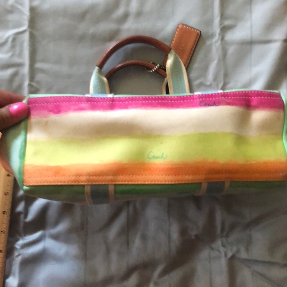 Coach multicolored satchel - Picture 3 of 4
